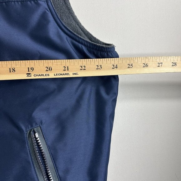 Vintage Chaps Vest Full Zip Fleece Lined Zip Pockets Sleeveless Golf Men Size XL - Picture 7 of 9